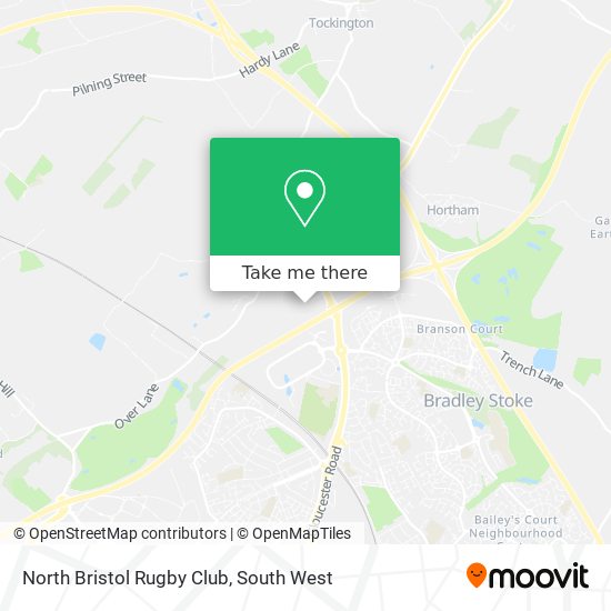 North Bristol Rugby Club map