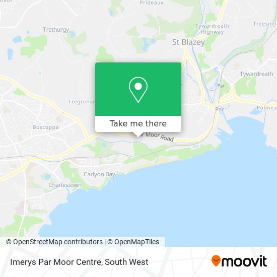 Imerys Par Moor Centre map