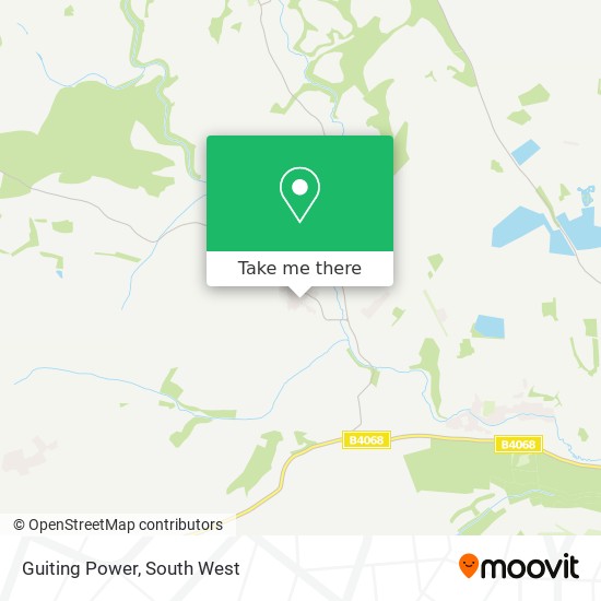 Guiting Power map