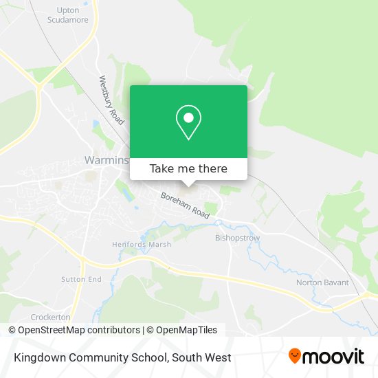 Kingdown Community School map