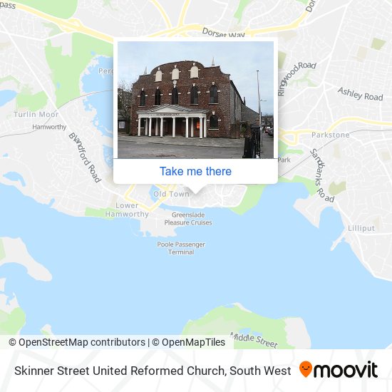 Skinner Street United Reformed Church map