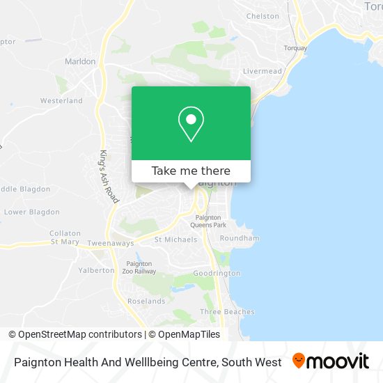 Paignton Health And Welllbeing Centre map