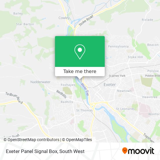 Exeter Panel Signal Box map