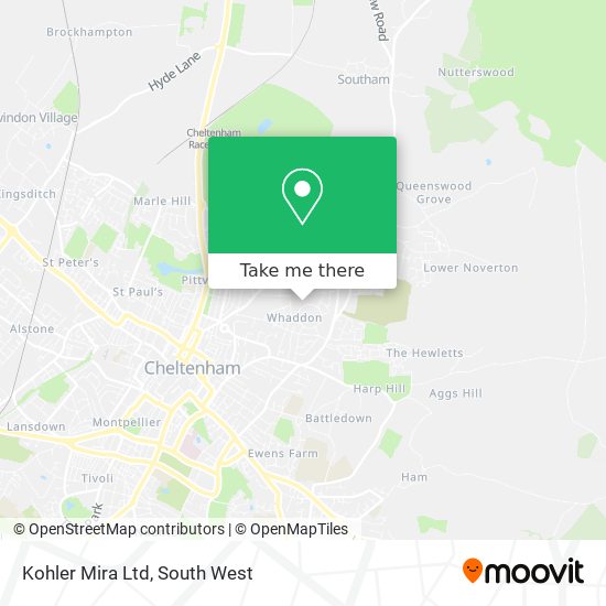 Kohler Mira Ltd map