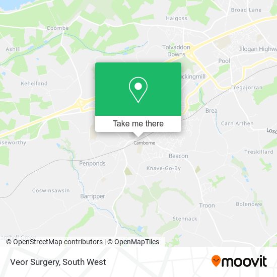 Veor Surgery map