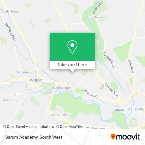 Sarum Academy map