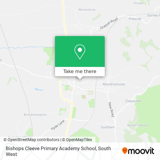 Bishops Cleeve Primary Academy School map