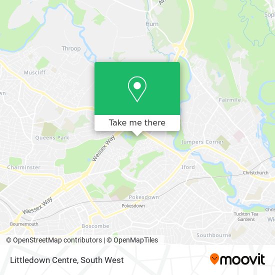 Littledown Centre map