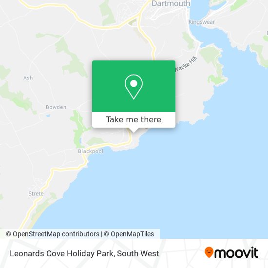 Leonards Cove Holiday Park map