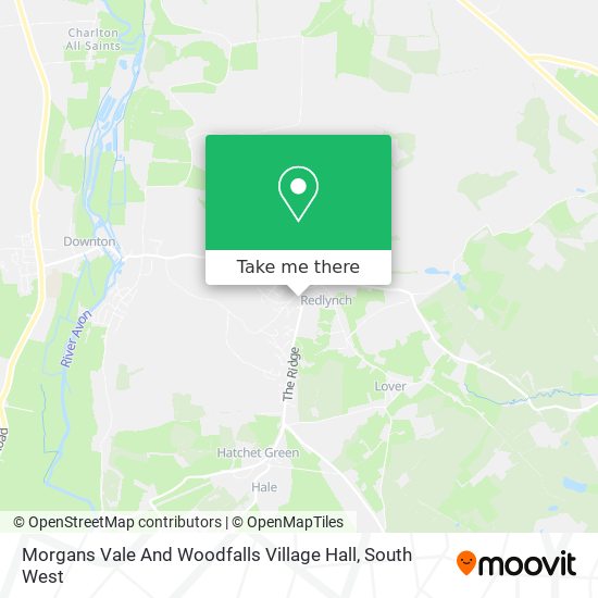 Morgans Vale And Woodfalls Village Hall map