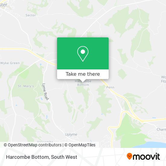 Harcombe Bottom map