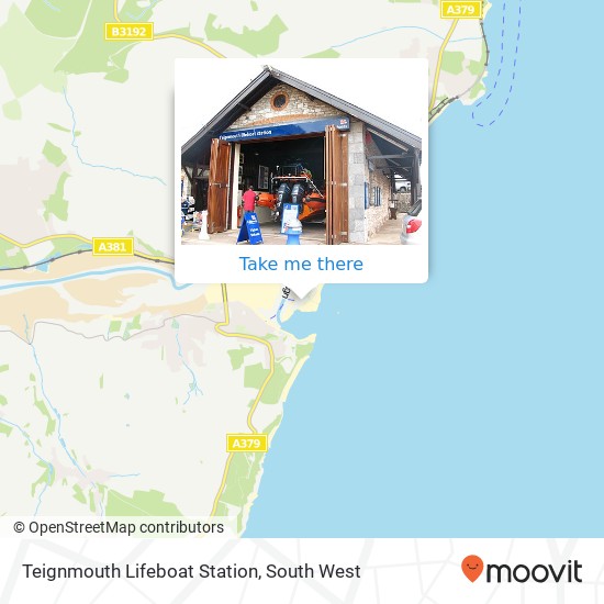 Teignmouth Lifeboat Station map