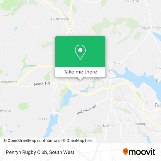 Penryn Rugby Club map