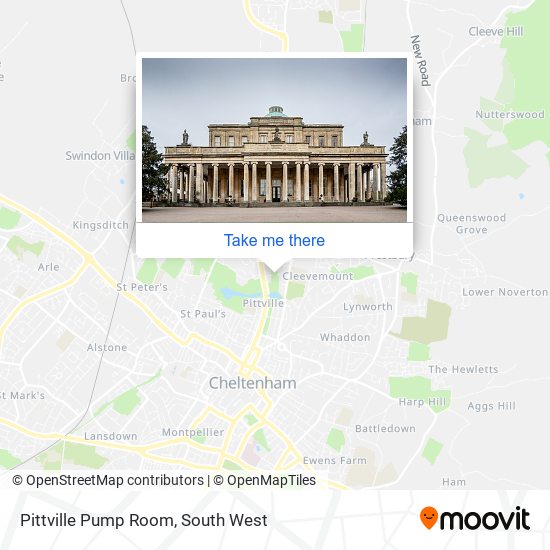 Pittville Pump Room map