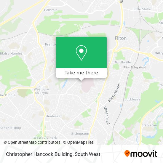 How to get to Christopher Hancock Building in Bristol, City Of by ...