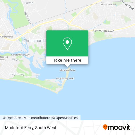 Mudeford Ferry map
