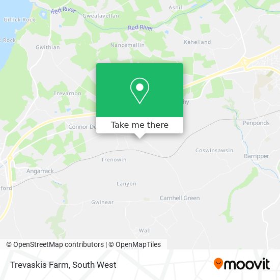 Trevaskis Farm map