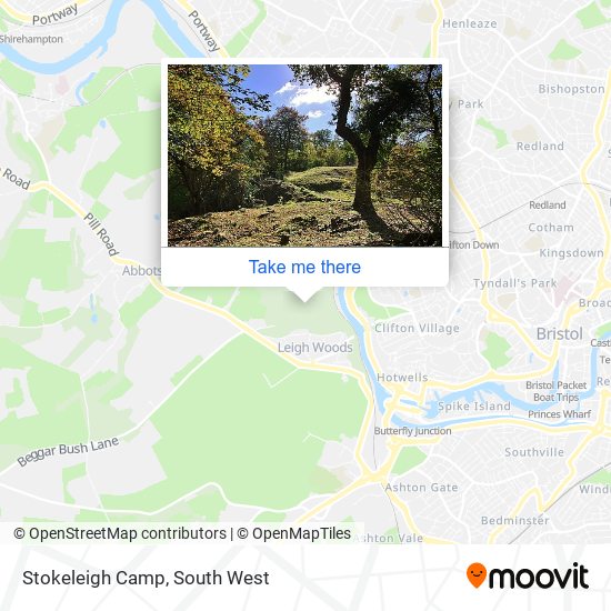 Stokeleigh Camp map