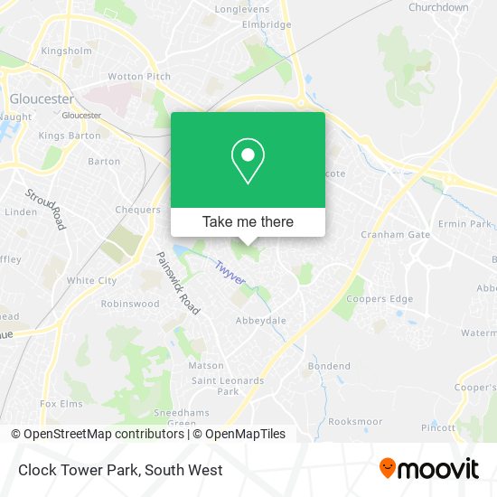 Clock Tower Park map