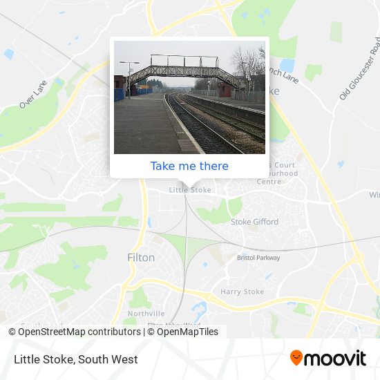 Little Stoke map
