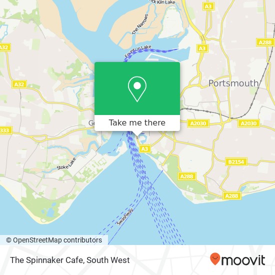 The Spinnaker Cafe map
