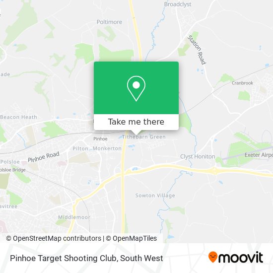 Pinhoe Target Shooting Club map