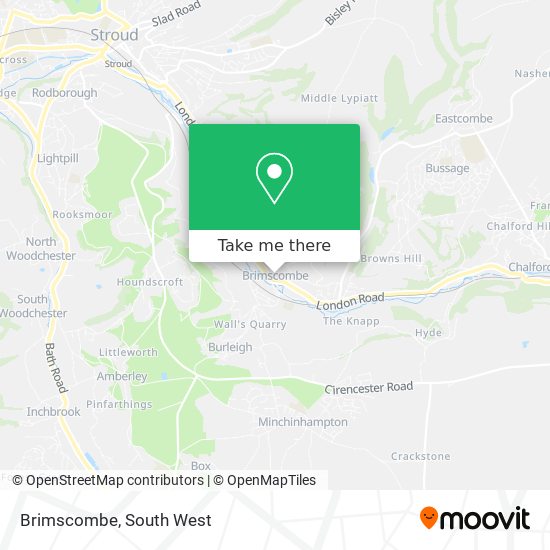 Brimscombe map