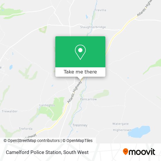 Camelford Police Station map