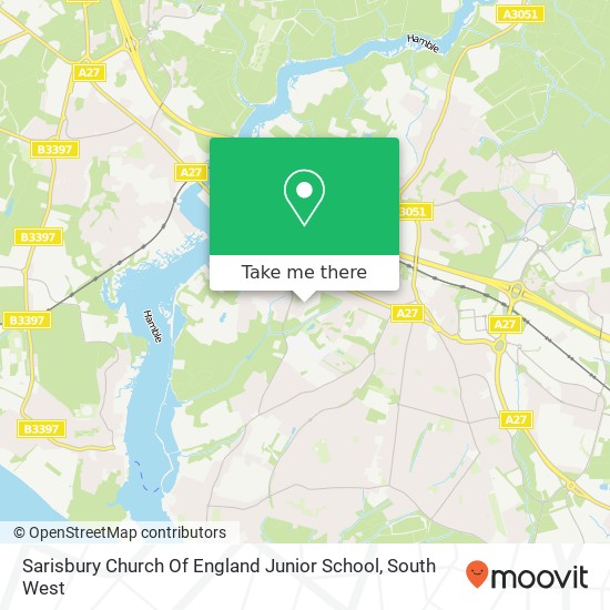 Sarisbury Church Of England Junior School map