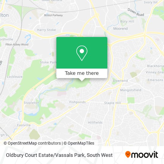 Oldbury Court Estate / Vassals Park map