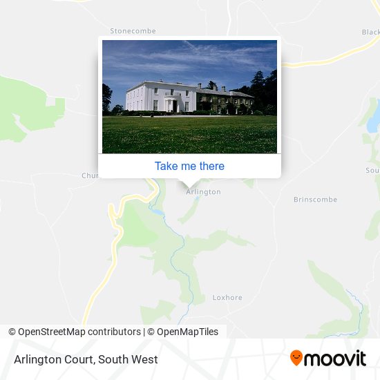 Arlington Court map