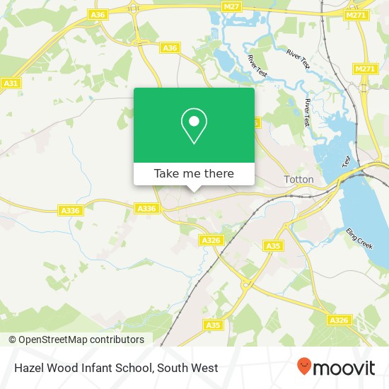 Hazel Wood Infant School map