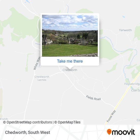 Chedworth map