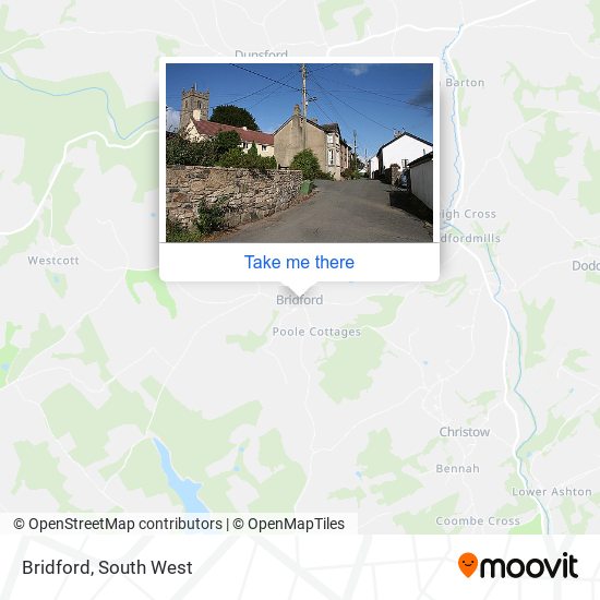 Bridford map