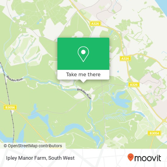 Ipley Manor Farm map