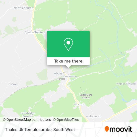 Thales Uk Templecombe map