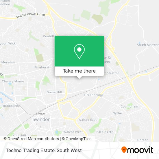 Techno Trading Estate map