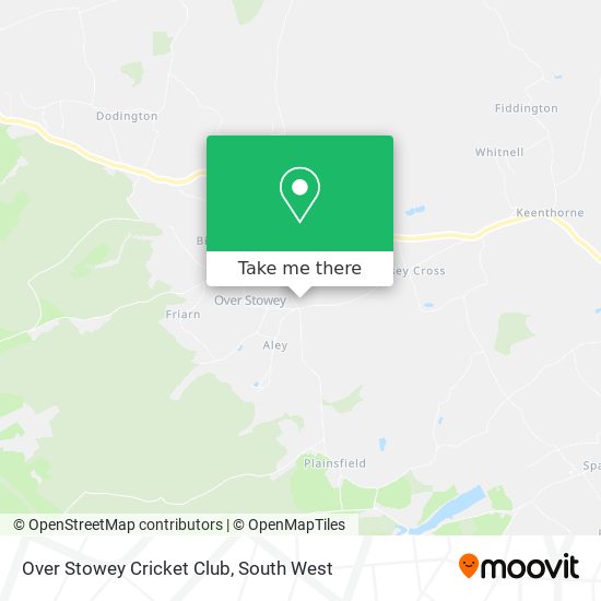 Over Stowey Cricket Club map