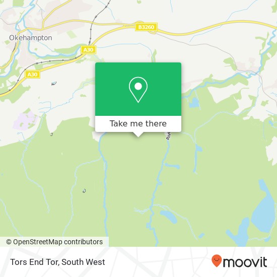 Tors End Tor map