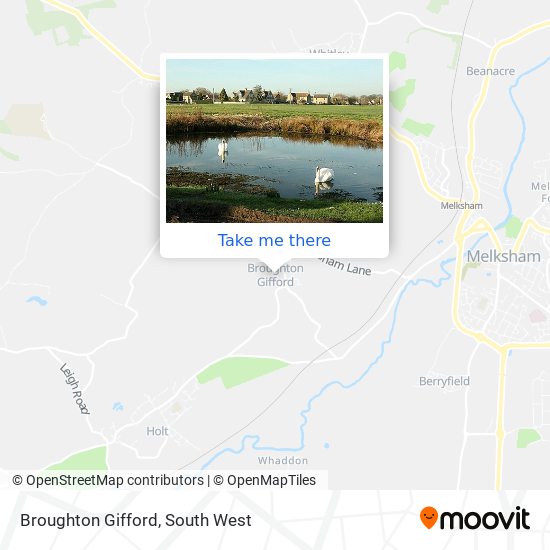 Broughton Gifford map