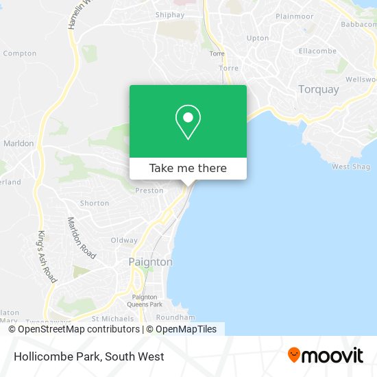 Hollicombe Park map