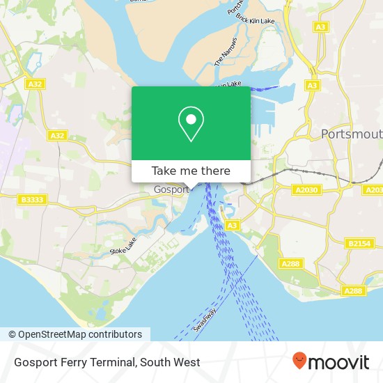 Gosport Ferry Terminal map