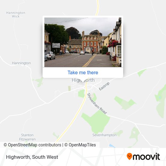 Highworth map