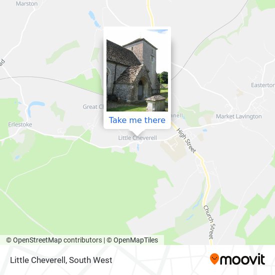 Little Cheverell map