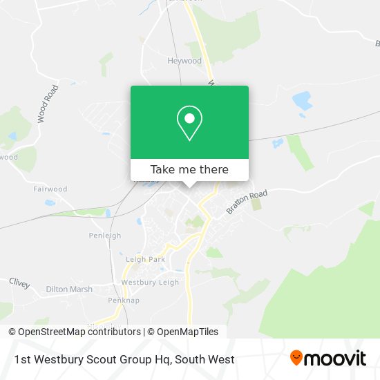 1st Westbury Scout Group Hq map