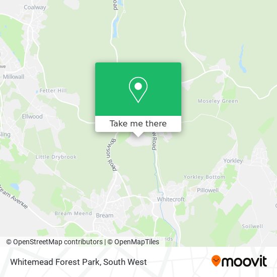 Whitemead Forest Park map