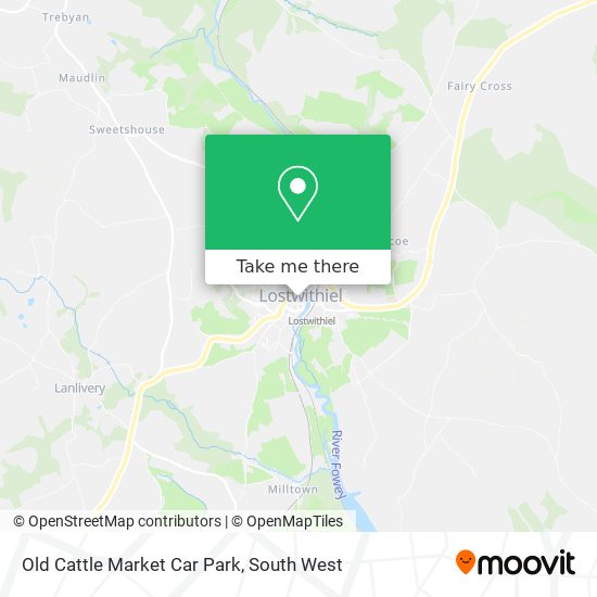 Old Cattle Market Car Park map