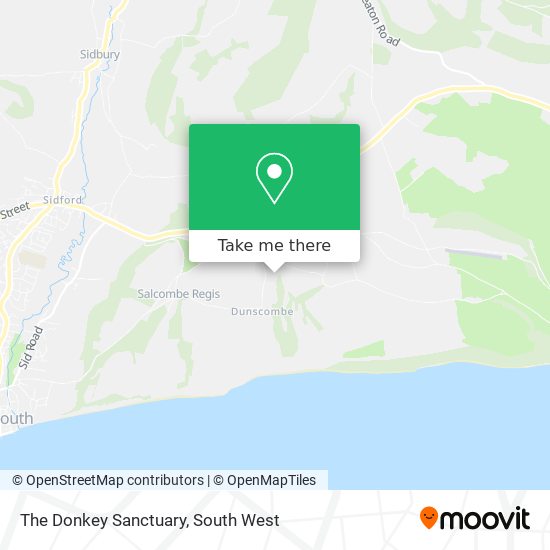 The Donkey Sanctuary map