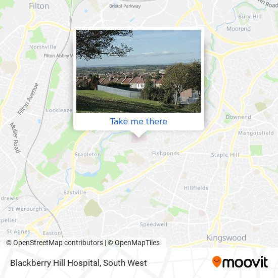 Blackberry Hill Hospital map