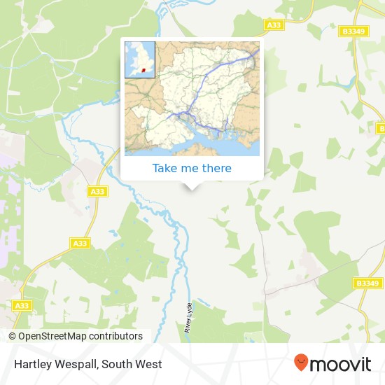 Hartley Wespall map